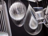 Metallic geometric mobiles by Old Bus Depot Markets Stallholder, Geo Mobiles