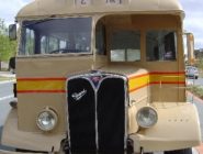 Vintage Bus Matilda that used be be housed at the Old Bus Depot Markets