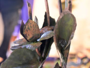 beautiful copper fountain sculpture