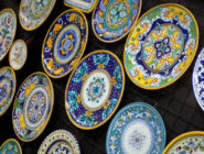 Decorative plates at International Day.