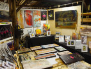 Old Bus Depot Markets Stallholder, Arikai Reverse Art. Market stall
