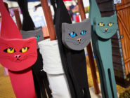 Old Bus Depot Markets Stallholder, Useable Art. Cat toilet holders