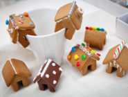 Old Bus Depot Markets Christmas Stallholder, Giselle Dunn Mini Gingerbread Houses