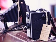 Old Bus Depot Markets theme event: Portobello Road. Antique camera.