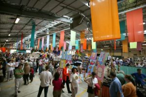 Old Bus Depot Markets stallholders and visitors