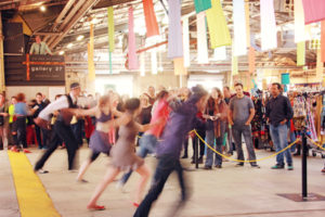 Old Bus Depot Markets Buskers, Jumptown Swing. Performing at the markets