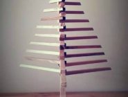 Recycled Tasmanian hardwood Christmas Trees but Old Bus Depot Markets stallholder, Wood Made Tree