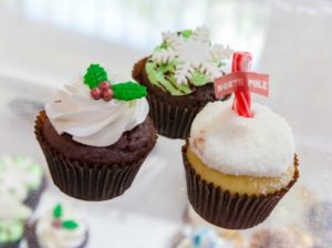 Christmas cupcakes at the Old Bus Depot Markets