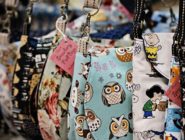 Handmade bags made by Old Bus Depot Markets stallholder, Strawberry Field Bags