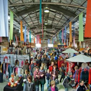 Hustle and bustle at the Old Bus Depot Markets
