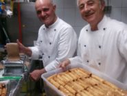 Old Bus Depot Markets stallholders, , The Cannoli Brothers - Alessandro and Andrew , in the kitchen preparing Cannoli